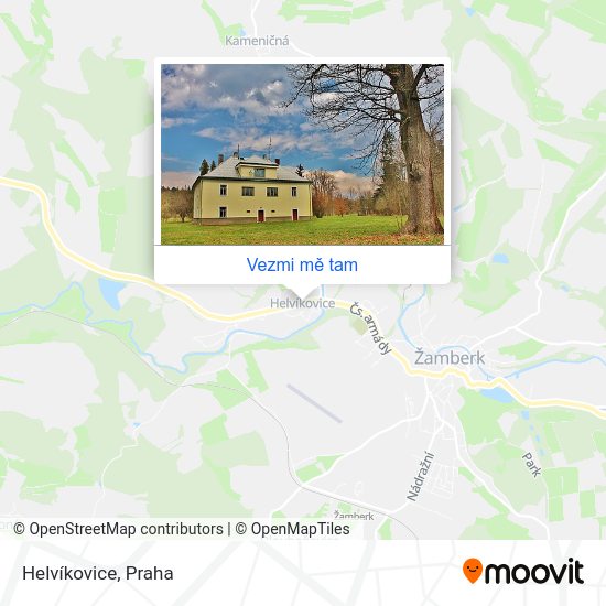 Helvíkovice mapa