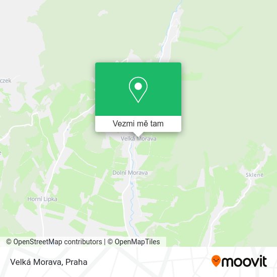 Velká Morava mapa