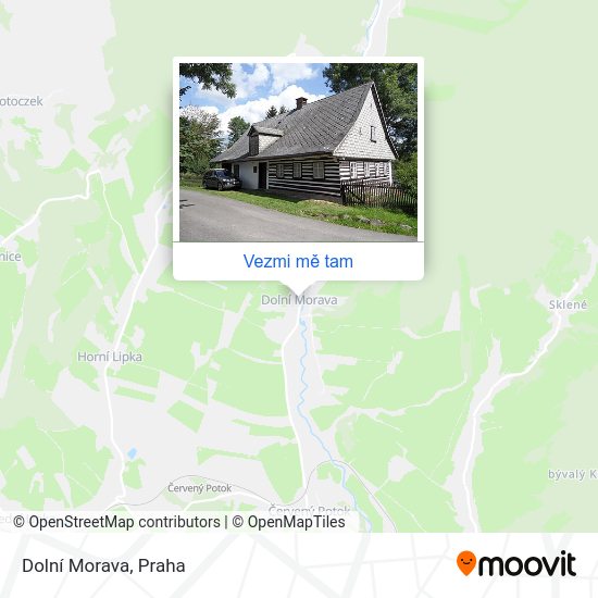 Dolní Morava mapa
