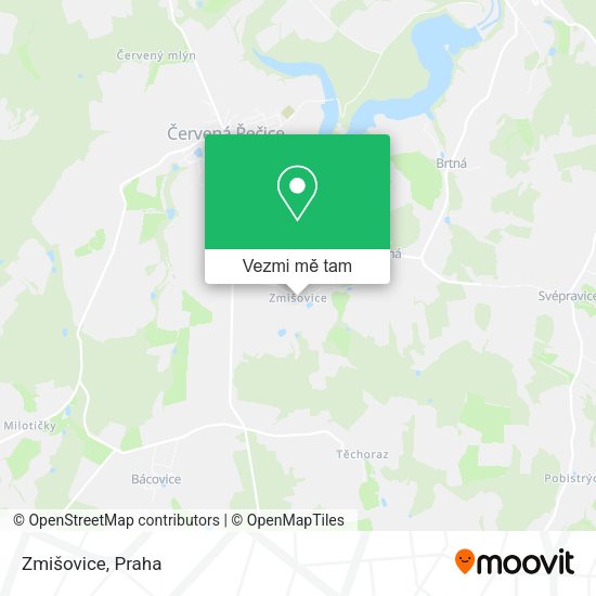 Zmišovice mapa