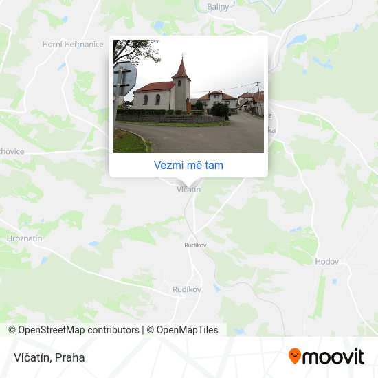 Vlčatín mapa