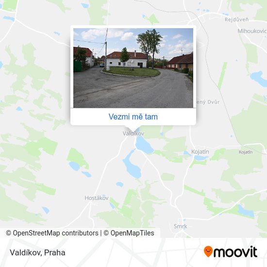 Valdíkov mapa