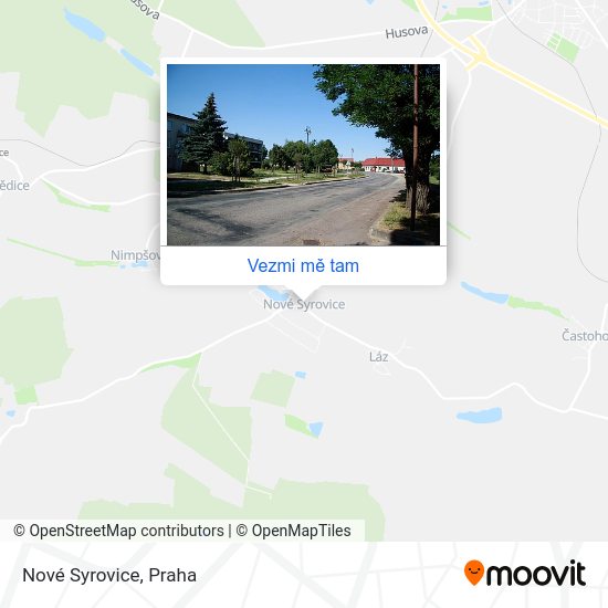 Nové Syrovice mapa