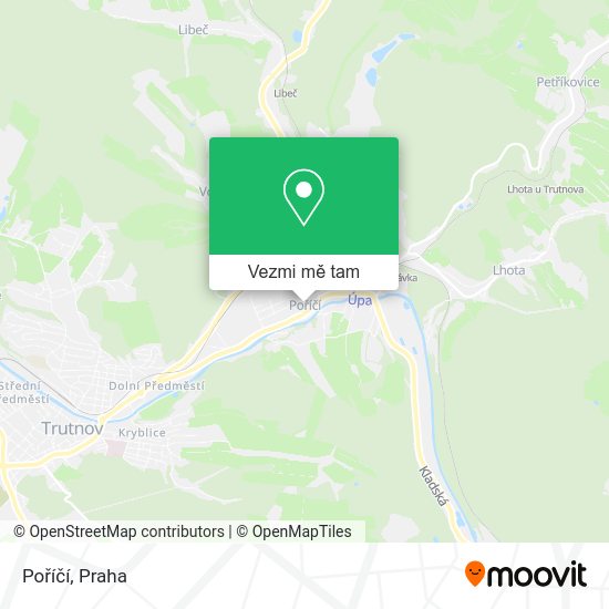 Poříčí mapa