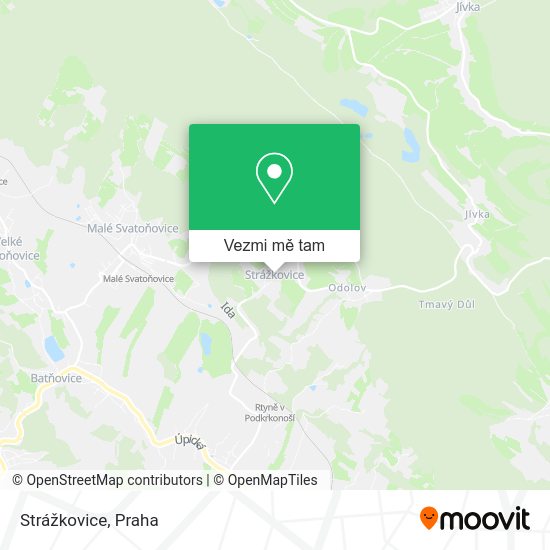 Strážkovice mapa