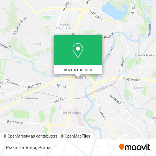 Pizza Da Vinci mapa