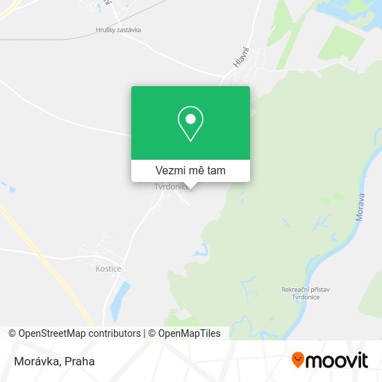 Morávka mapa