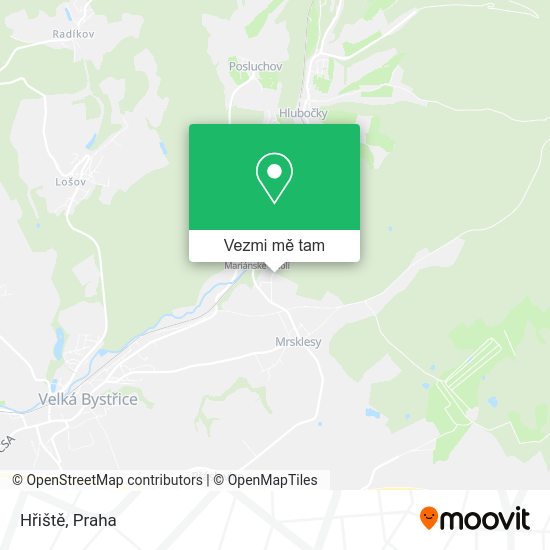 Hřiště mapa