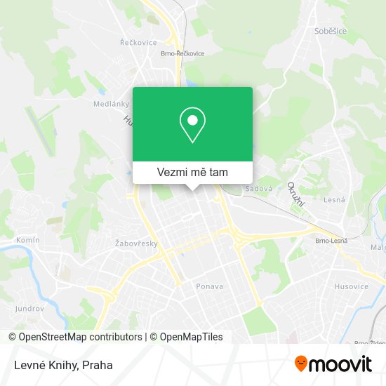 Levné Knihy mapa