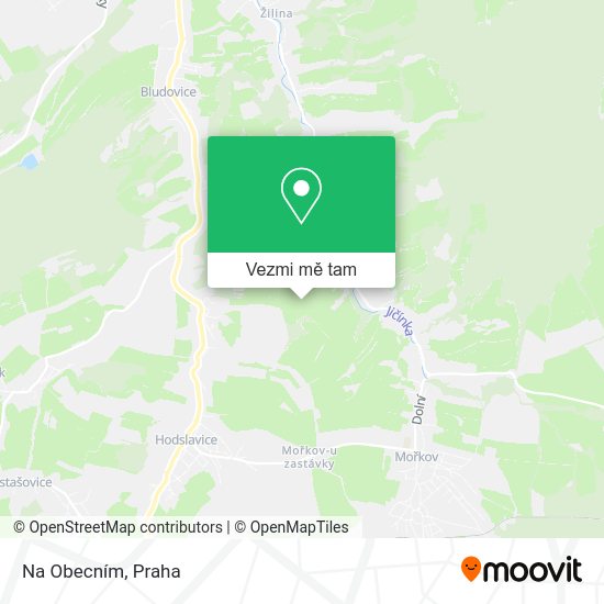 Na Obecním mapa