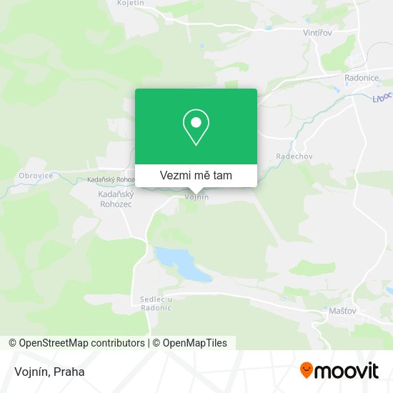Vojnín mapa