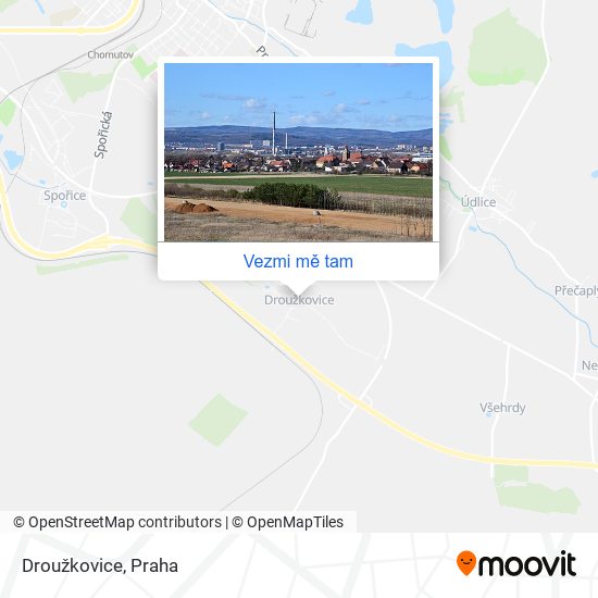 Droužkovice mapa