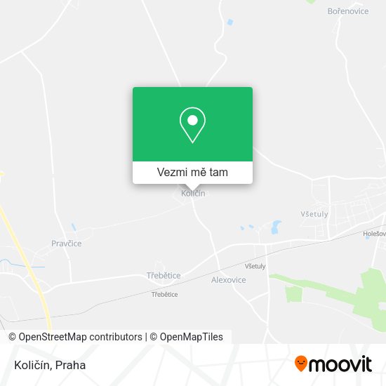 Količín mapa