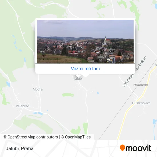 Jalubí mapa