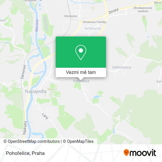 Pohořelice mapa