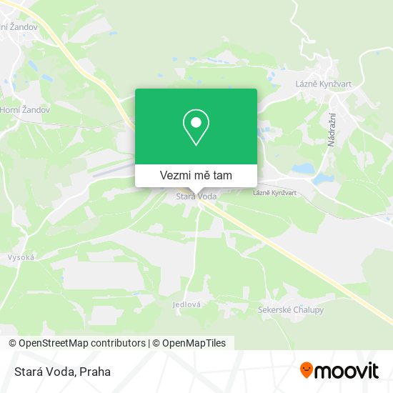 Stará Voda mapa