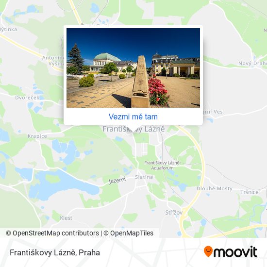 Františkovy Lázně mapa
