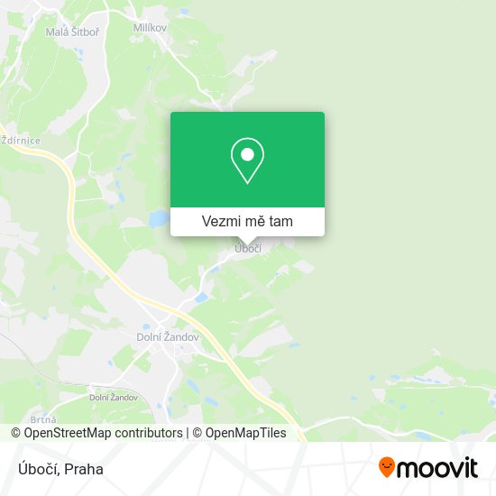 Úbočí mapa