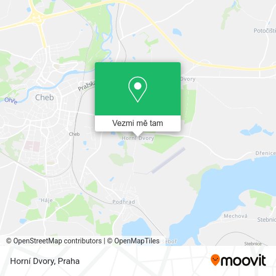 Horní Dvory mapa