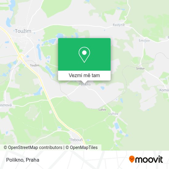 Políkno mapa