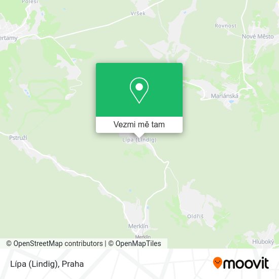 Lípa (Lindig) mapa