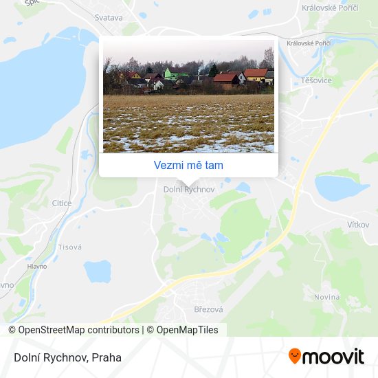 Dolní Rychnov mapa