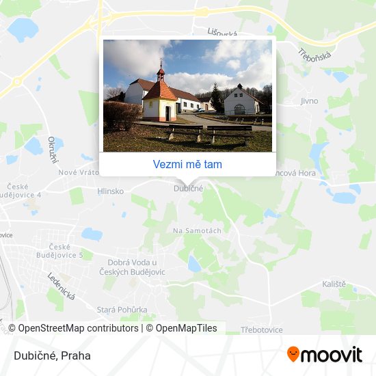 Dubičné mapa