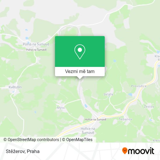 Stěžerov mapa