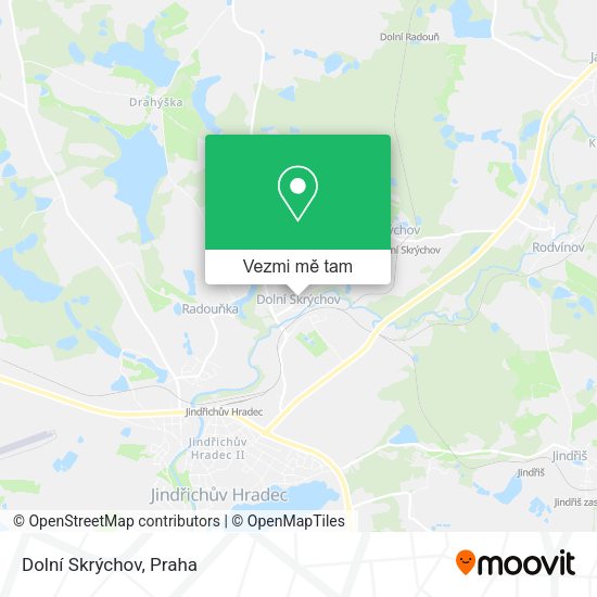 Dolní Skrýchov mapa