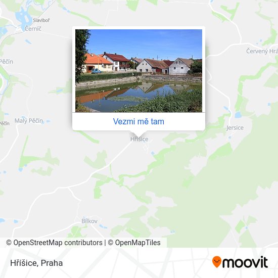 Hříšice mapa