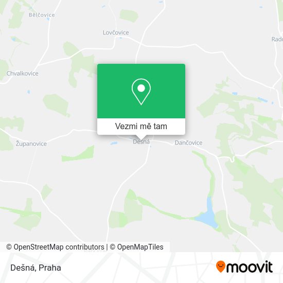 Dešná mapa