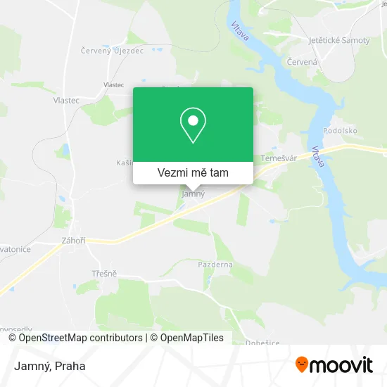 Jamný mapa