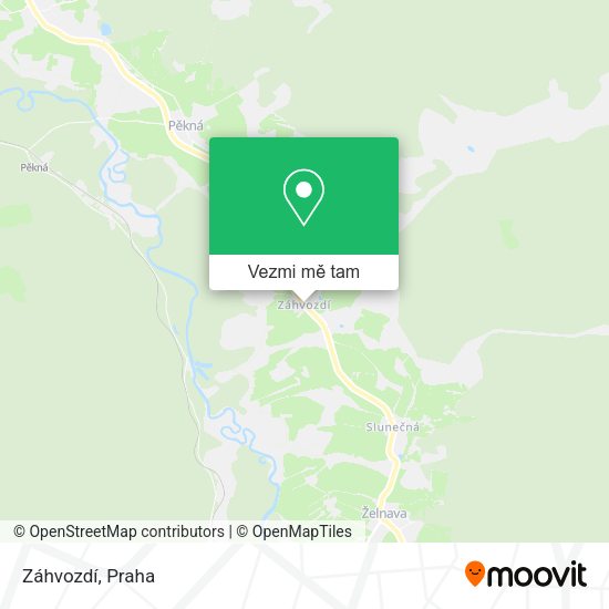 Záhvozdí mapa