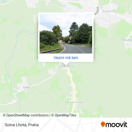 Solná Lhota mapa