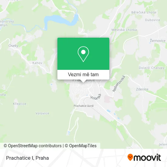 Prachatice I mapa