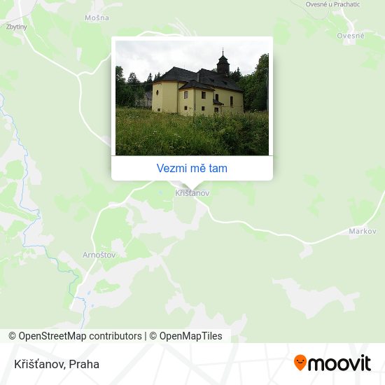 Křišťanov mapa