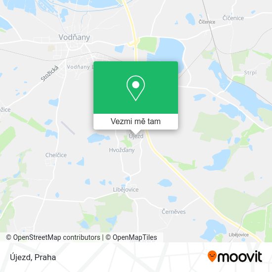 Újezd mapa