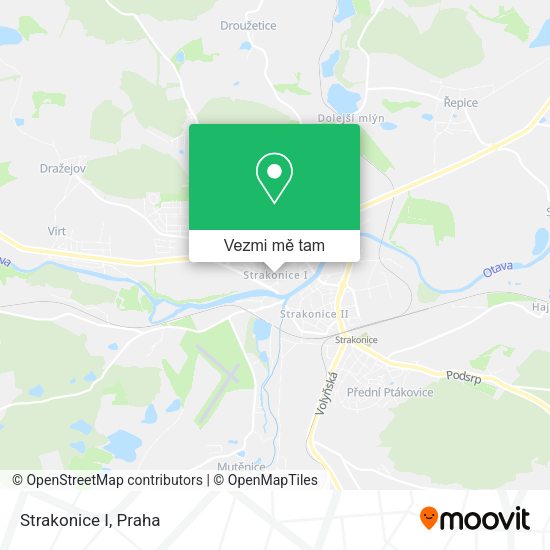 Strakonice I mapa