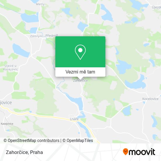 Zahorčice mapa