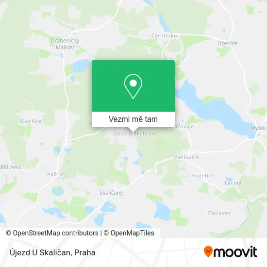 Újezd U Skaličan mapa