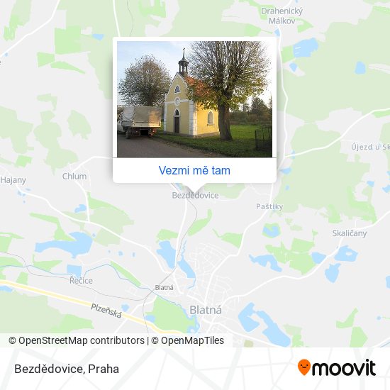 Bezdědovice mapa