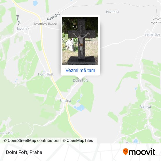 Dolní Fořt mapa