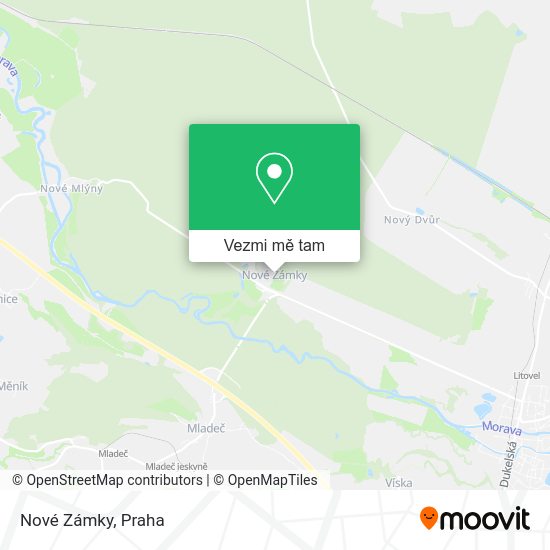 Nové Zámky mapa