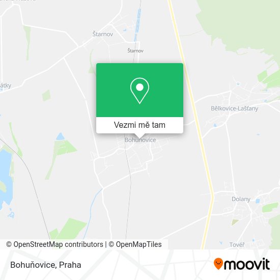 Bohuňovice mapa