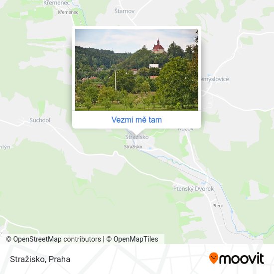 Stražisko mapa