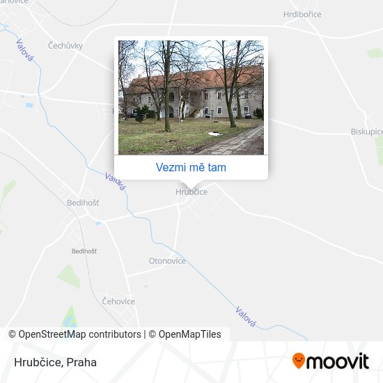 Hrubčice mapa
