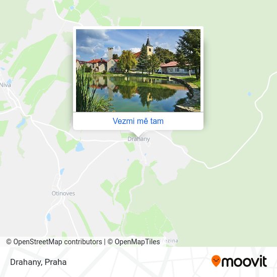Drahany mapa