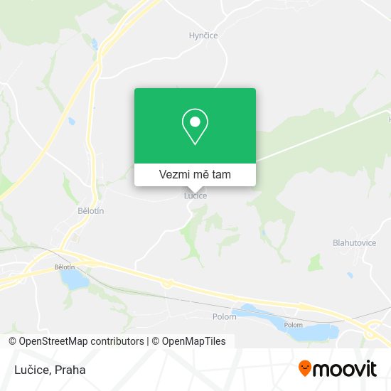 Lučice mapa