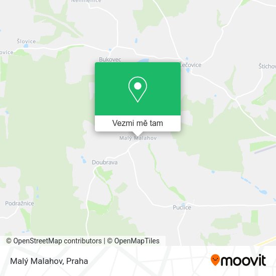 Malý Malahov mapa