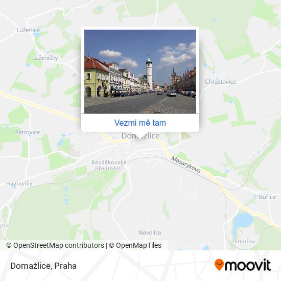 Domažlice mapa